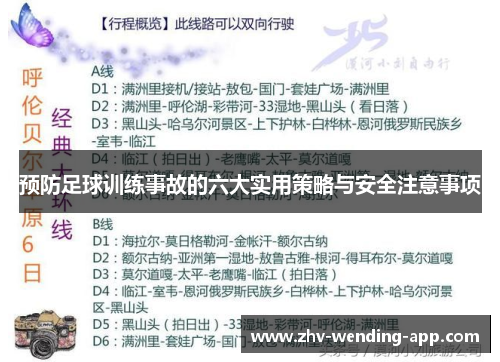 预防足球训练事故的六大实用策略与安全注意事项